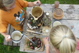 Gestalten mit Material aus der Natur